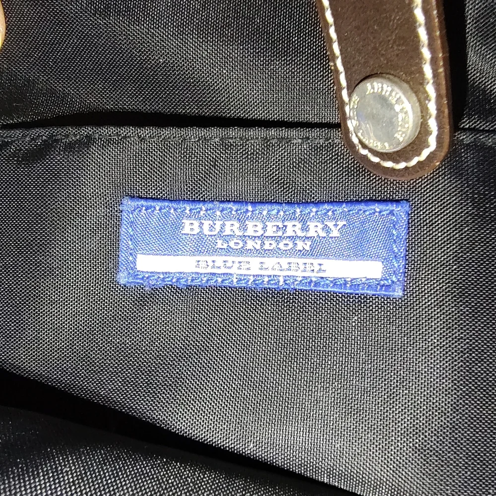 Burberry Red Plaid Tote Bag - Picture 8 of 11